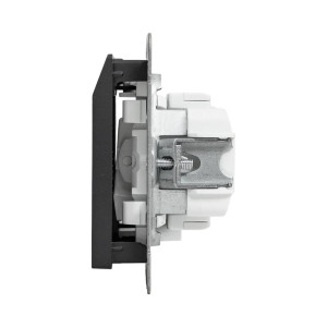 Механизм выключателя, карточный, с подсветкой, ч-рный Эпика EKF UP1-SWB-card