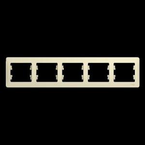 Рамка 5-м Glossa горизонт. беж. SE GSL000205