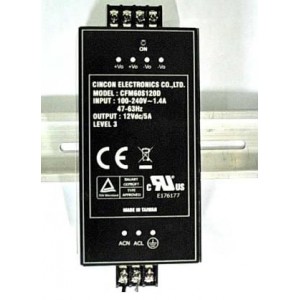 CFM60C300-DR, Блок питания для DIN-рейки DIN Rail Power Supply, Single Output, 60 Watt, 90-264VAC Input, 30VDC Output, 2A, 1% Ripple & Noise, 86% Efficiency