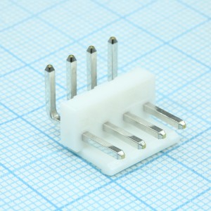 B4PS-VH (LF)(SN), Разъем типа провод-плата, угловой, 3.96 мм, 4 контакт(-ов), Штыревой Разъем, Серия VH