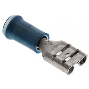 9-160313-5, Наконечник кабельный ножевой (гнездо) обжимной с изоляцией