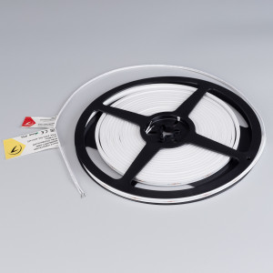 Лента герметичная MOONLIGHT-SIDE-M196-03x06mm 24V Warm2300 (7.2 W/m, IP54, 2216, 5m, wire x2) 039568, Гибкая герметичная лента (неон серии MOONLIGHT), сечение 3х6 мм. Светодиоды SMD 2216 196 шт/м. Цвет свечения ТЁПЛЫЙ (2300 К), индекс цветопередачи CRI>90, световой поток 170 лм/м, угол излучения 112°. Мощность 7.2 Вт/м, питание 24 В. Класс пылевлагозащиты