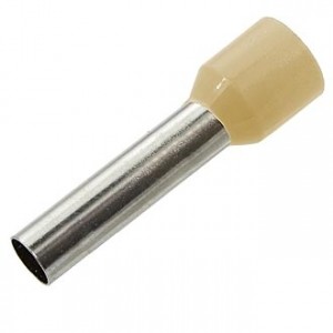 DN10018 BEIGE (4.5X18MM), Наконечник на кабель DN10018, бежевый, 4.5x18 мм