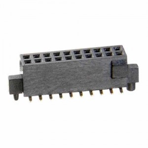 M50-4301045, Проводные клеммы и зажимы 10+10 DIL SMT GOLD VERTICAL SOCKET