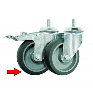 Ролик с тормозом, 2шт C 10.110 T