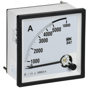 Амперметр Э47 5000/5А кл. точн. 1,5 96х96мм IPA20-6-5000-E