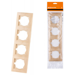 Рамка 4-х постовая вертикальная сосна "Лама" SQ1815-0335