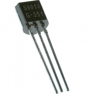 KTC9018, Биполярный транзистор, NPN, 40 В, 0.02 А, 0.625 Вт