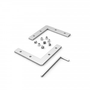 Соединитель профиля SL-LINIA45-FANTOM-90 Set 030150, Коннектор для соединения 2-х отрезков профиля SL-LINIA45-FANTOM под углом 90°. Устанавливается в паз. Цена за 1 комплект.