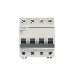 Systeme Electric City9 Set Автоматический выключатель (АВ) С 20А 4P 6kA 400В
