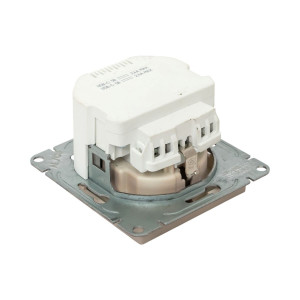 Механизм розетки с USB-C - 2шт, 16А, с заземлением, со шторками, кремовый Эпика EKF UP1-SOI-111-2USBC