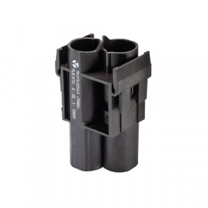 Вилочная контактная вставка FLE STC 2 35 1, Вилочная контактная вставка, обжимная фиксация, 2 полюса, типоразмер FLEX, 1000V, 120A, (обжимные контакты поставляются отдельно)