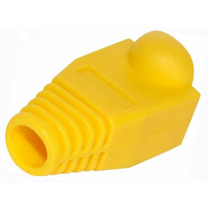 Колпачок изолирующий для RJ-45 желтый, Колпачок RJ-45 желтый REXANT для дополнительной защиты соединения разъема RJ-45 (8P8C) и кабеля