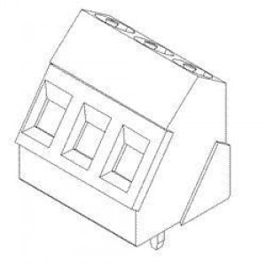 39890-0406, Фиксированные клеммные колодки 35 DEGREE 5.00MM 6 A DEGREE 5.00MM 6 ASY