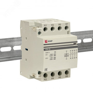 Контактор модульный КМ 25А 4NC (3 мод.) PROxima km-3-25-04