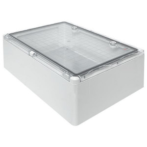 Щит пластиковый с монтажной платой прозр. дверь 500х350х190 мм IP65 PROxima PBT65MP005