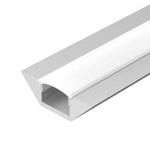 Профиль с экраном ALU-CORNER-2000 ANOD+FROST 014900, Поставка под заказ от 1 компл. Комплект с экраном. Алюминиевый анодированный профиль для светодиодных лент и линеек. Габаритные размеры (LхWхH): 2000x30,8x9,2 мм. Ширина площадки для ленты 12,2 мм. Аксессуары приобретаются отдельно. Цена за комплект