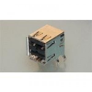 5787745-4, USB-коннекторы A R/A STACK T/H