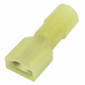 FDFNY5.5-250  YELLOW, Клемма ножевая изолированная FDFNY5.5-250, желтая