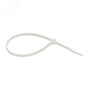Хомут кабельный 3.6х200 нейл. бел. (уп.100шт) plc-c-3.6x200