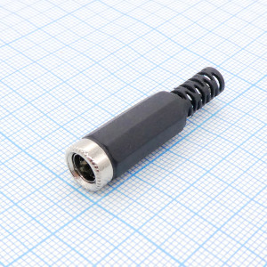 гнездо TC 5.5X2.1mm Cable, Разъем питания 5.5*2.1, 2A, гнездо на кабель