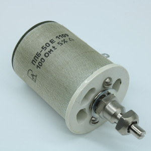 ППБ-50Е    100 ±5%, Резистор переменный проволочный 100Ом ±5% 50Вт