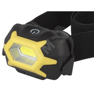 Фонарь GB-701 налобный "Практик" 5Вт COB 3xAAA сенсор 3 режима блист. Б0027819