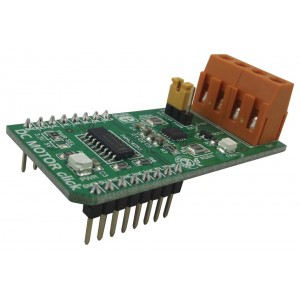 MIKROE-1526, DC MOTOR click, Драйвер управления двигателем форм-фактора m