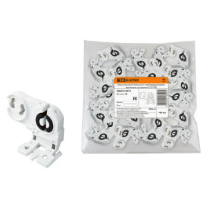 Патрон втычной стоечный со стартеродержателем (крепление на защелки) G13 SQ0351-0013