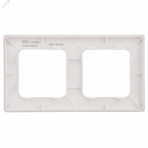 FLITE CLASSIC Рамка 2-местная РУ-2-К-ФлБ белый IEK FI-M22-32-20-K01