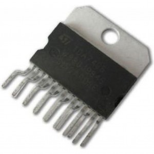 TDA7495, УНЧ 2x11Вт (28В/8 Ом), pег. гpомкости