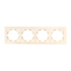 Рамка 4-м Валенсия крем. PROxima EWM-G-304-20