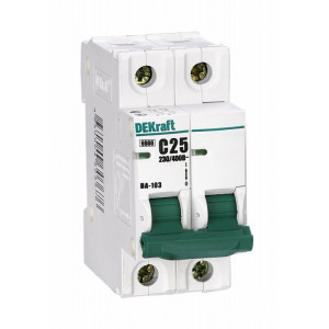 Автоматический выключатель 2Р 40А х-ка C ВА-103 6кА C3(+) 12078DEK