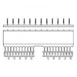 5352029-2, Жесткие метрические разъемы Z-PACK SHLD LOWER B