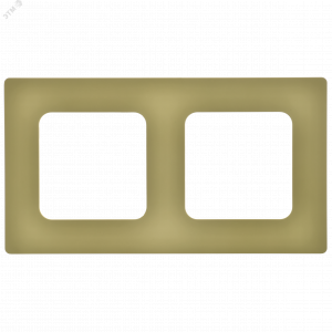 FLITE CLASSIC Рамка 2-местная РУ-2-К-ФлО оливковый IEK FI-M22-32-20-K26