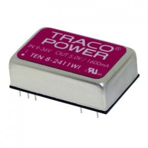 TEN 8-7221WI, Преобразователи постоянного тока в постоянный с изоляцией Product Type: DC/DC;Package Style: DIP-24;Output Power (W): 8;Input Voltage: 43-160 VDC;Output 1 (Vdc): 5;Output 2 (Vdc): -5;Output 3 (Vdc): N/A
