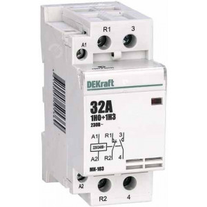 Контактор модульный 1НО+1НЗ 32А 230В МК-103 18072DEK