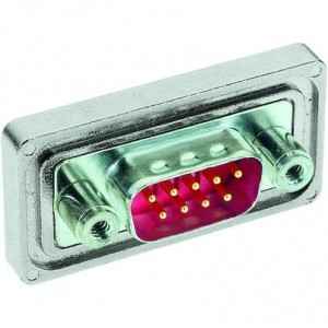 09678099615, Стандартные соединители D-Sub  D SUB IP 67 9 POLE STRAIGHT FRONT METAL
