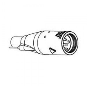 93175-1001, Кабели специального назначения MALE POLE PLUG 3CKT ARMOURED 1M ORG