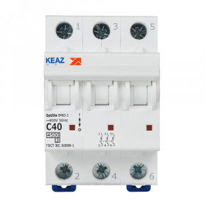 Выключатель автоматический модульный OptiDin BM63-3C40-4.5-УХЛ3 КЭАЗ 326816