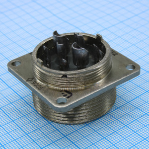 2РМГД30Б8Ш7Е2, Соединитель цилиндрический низкочастотный герметичный