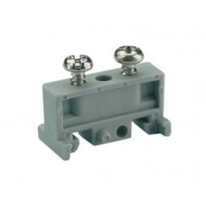 Концевой стопор UKJ-MD(GY), Концевой стопор, тип зажима: винт, материал: пластик, ширина: 6 мм, цвет: серый, тип монтажа: DIN15