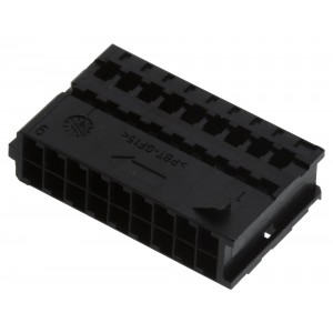 1355348-1, Корпус разъема, Серия Micro Quadlok, розетка, 18 вывод(-ов), 2.54 мм
