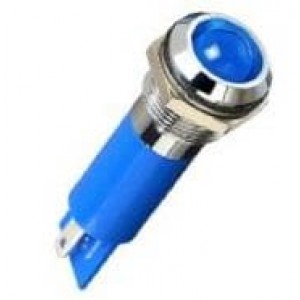 Q12P1CXXY24E, Светодиодные панельные индикаторы INDICATOR 24V 12MM PROMINENT YEL