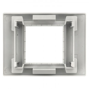 Рамка+суппорт 2 модуля (1 пост) для парапетного кабельного канала EKF C-Line