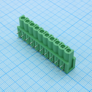 2EDGA-5.08-10P-14-00A(H), Разъемный клеммный блок на плату, 10 контактов. Серия 2EDGA-5.08
