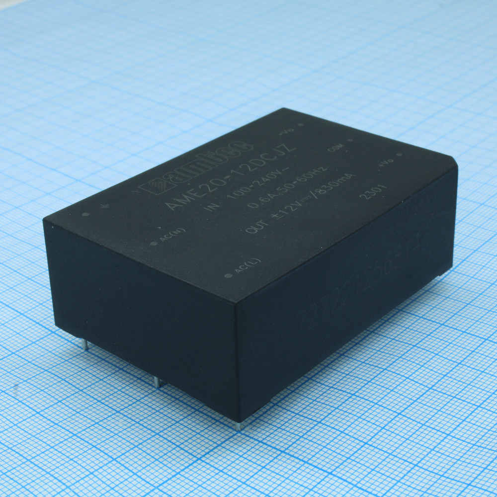 Изображение товара Преобразователь AC/DC Aimtec 20Вт 85-264В вход ±12В выход компактный
