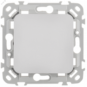 FLITE Выключатель 1-клавишный 10А ВС11-1-0-ФлА алюминий IEK FI-V10-0-10-1-K47