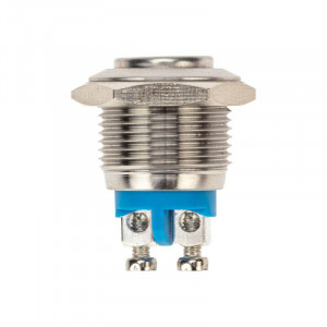 A16-A3 б/фикс, Кнопка антивандальная d16 3A 250B (2c) (ON)-OFF выпуклая