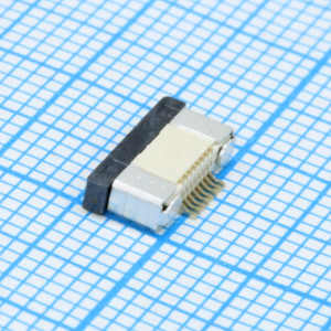 DS1020-09-08VB8A-R, FPC разъем для шлейфа на плату, поверхностный монтаж 8pin, шаг 0.5мм